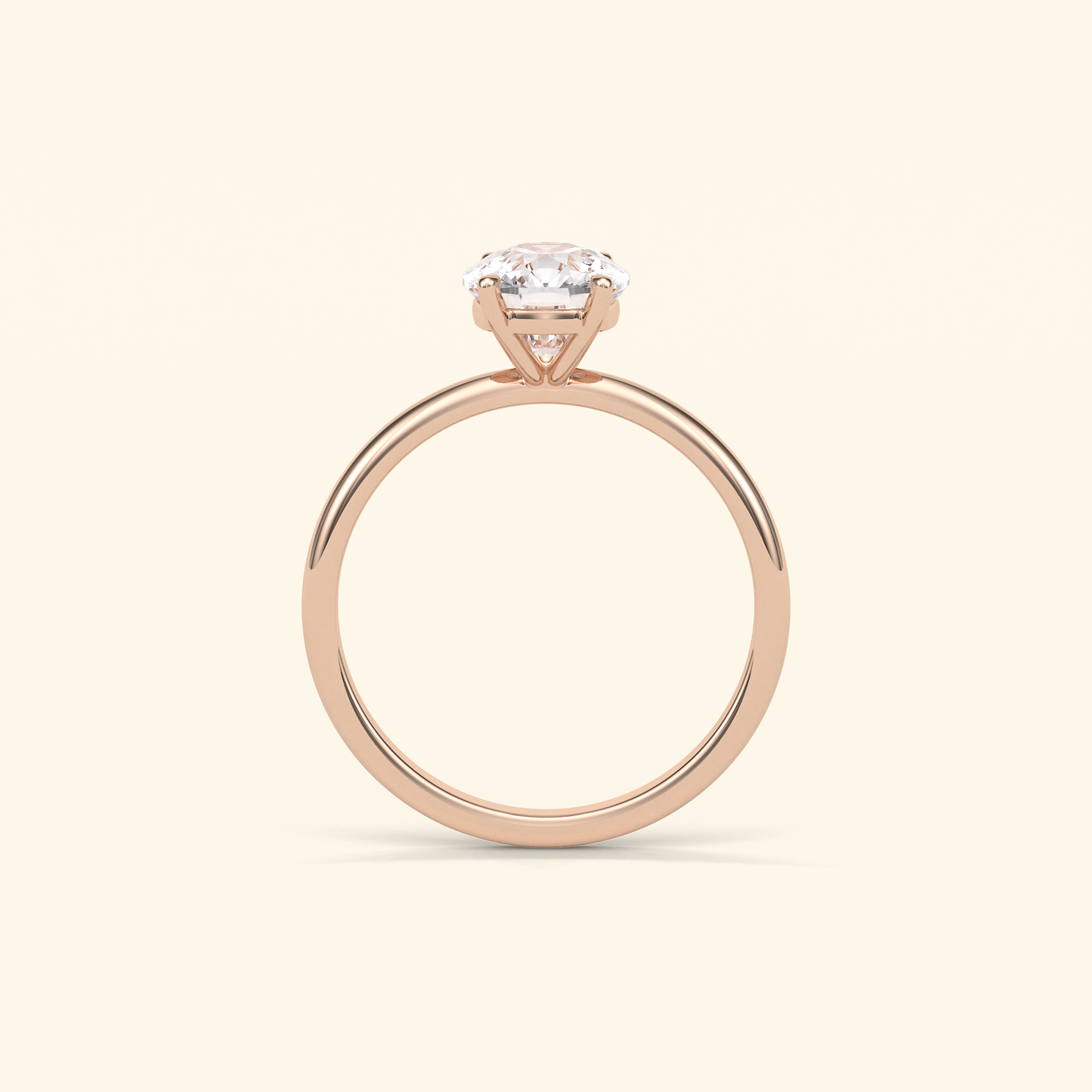 Elongated Cushion Moissanite Solitaire Engagement Ring – 2.35 CT Center Stone in Solid Gold