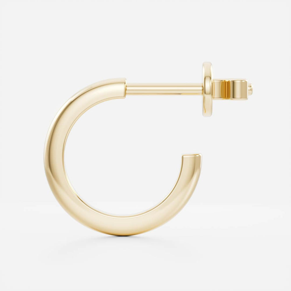 Classic Hoop Earrings in Gold 2