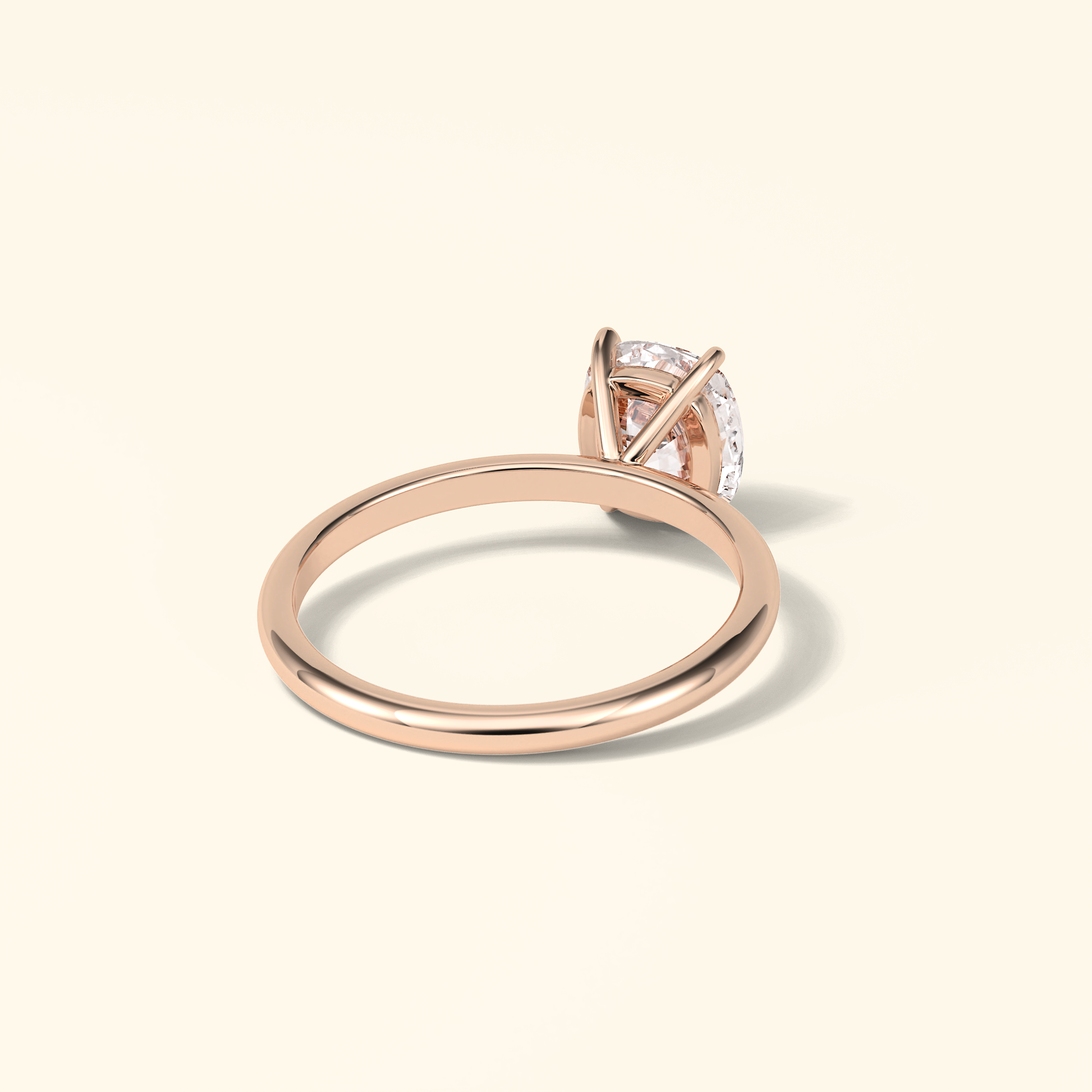 Elongated Cushion Moissanite Solitaire Engagement Ring – 2.35 CT Center Stone in Solid Gold