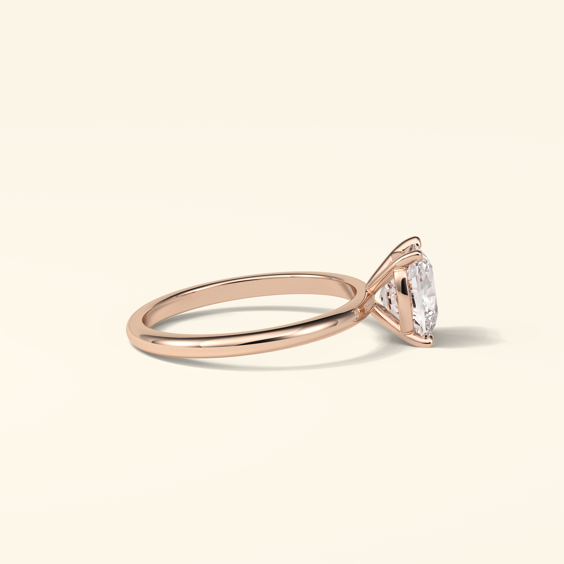 Elongated Cushion Moissanite Solitaire Engagement Ring – 2.35 CT Center Stone in Solid Gold