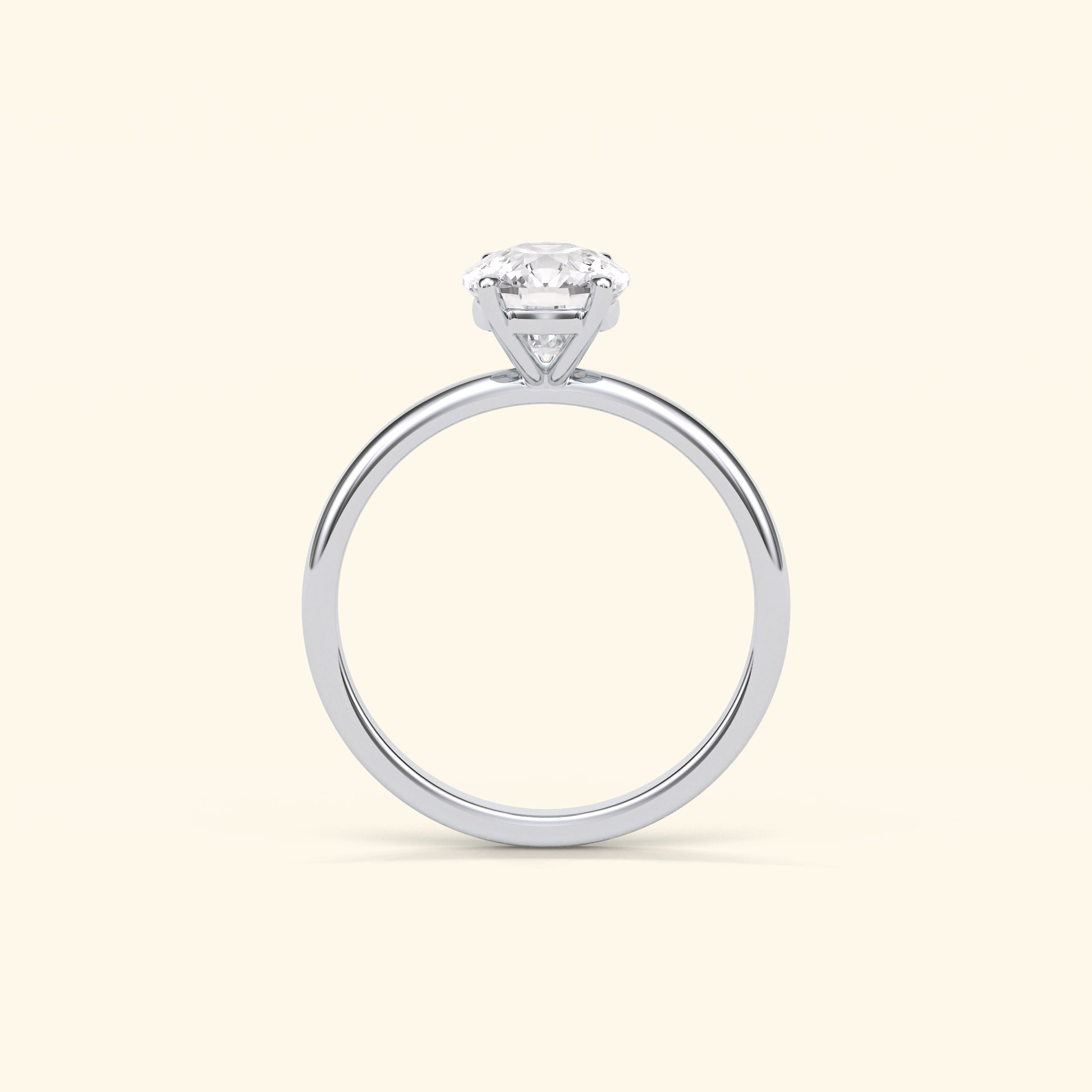 Elongated Cushion Moissanite Solitaire Engagement Ring – 2.35 CT Center Stone in Solid Gold