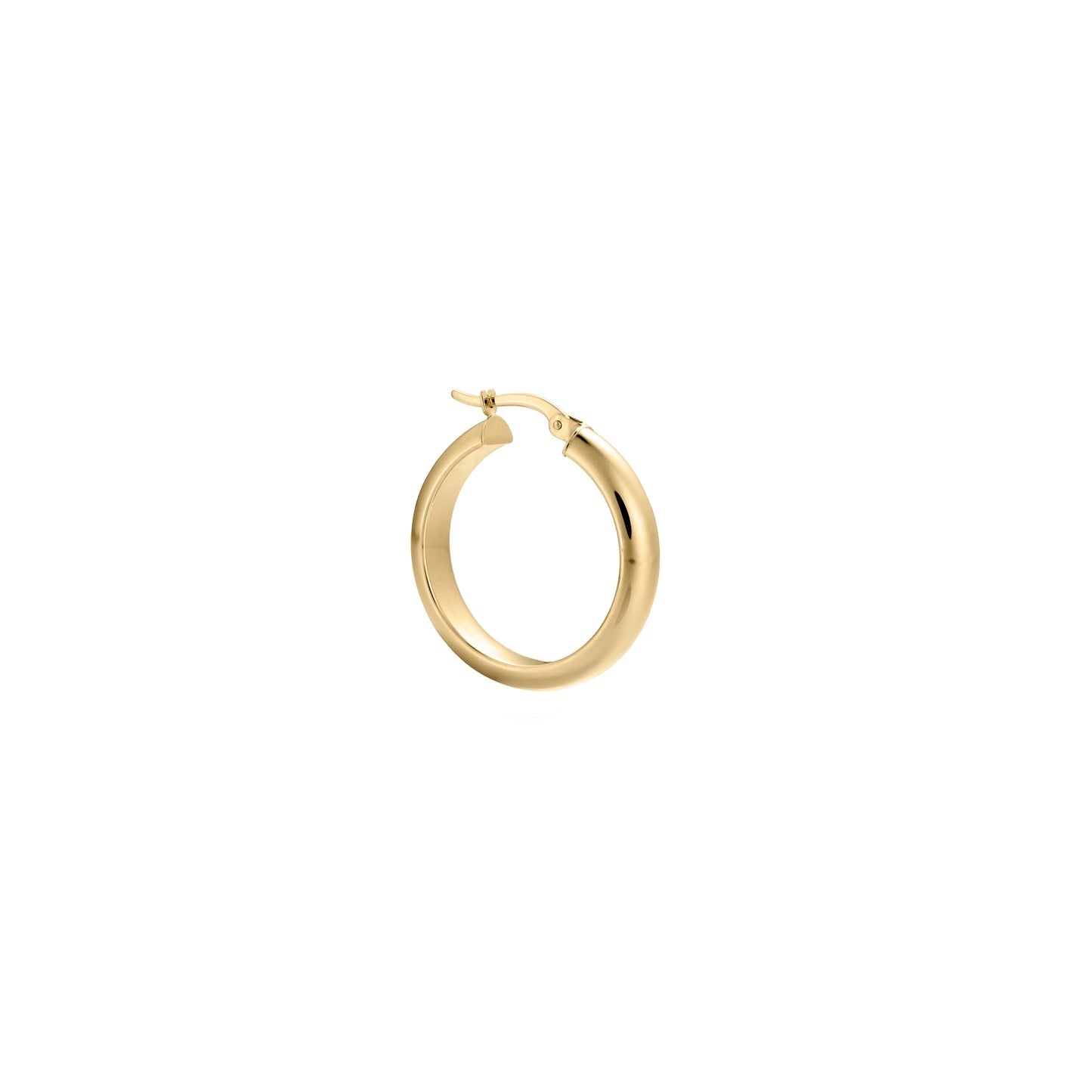 Lightweight Hoops Earrings in Gold 2
