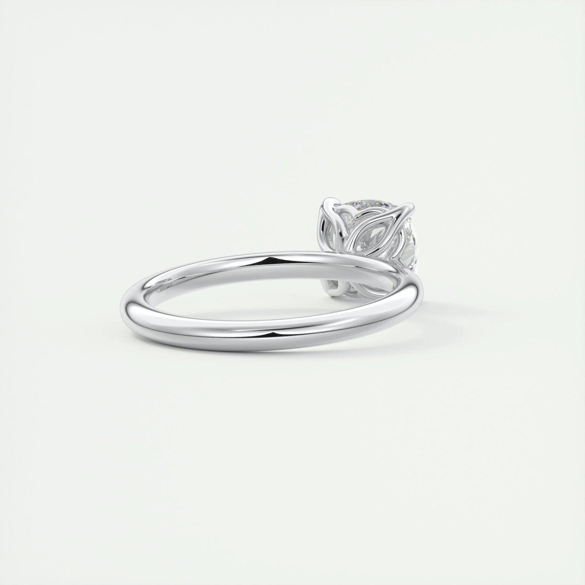 1.49 CT Cushion Cut Solitaire Moissanite Engagement Ring 3