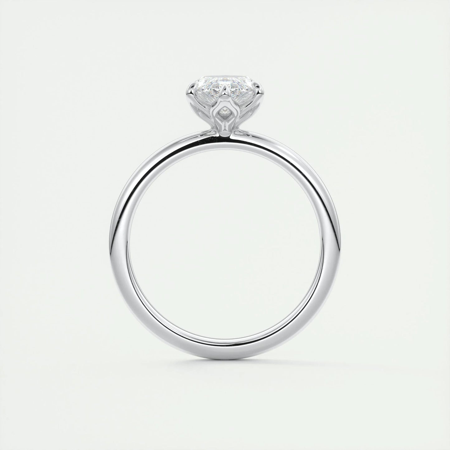 1.98 CT Marquise Cut Solitaire Moissanite Engagement Ring 7