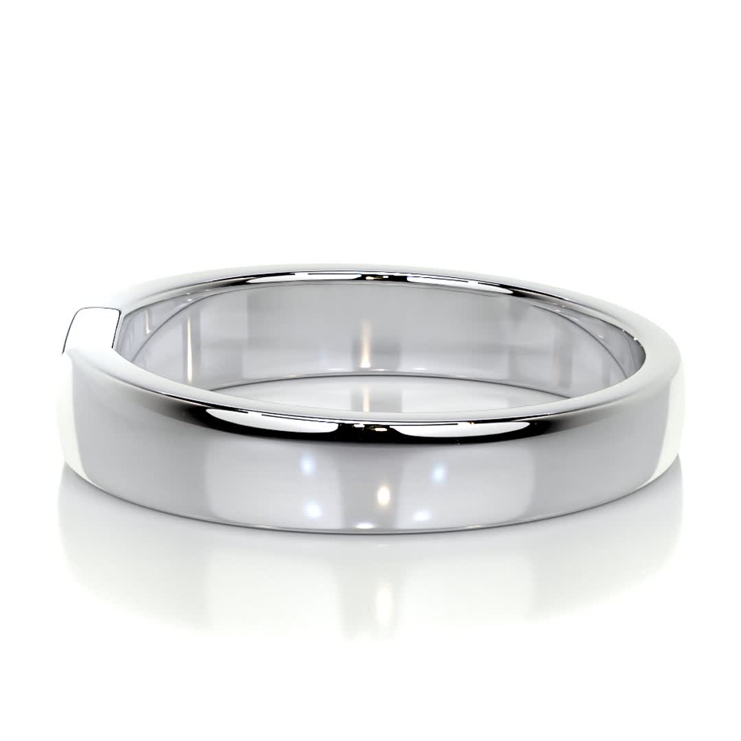 Polished Finish Classic Men's Wedding Band 10