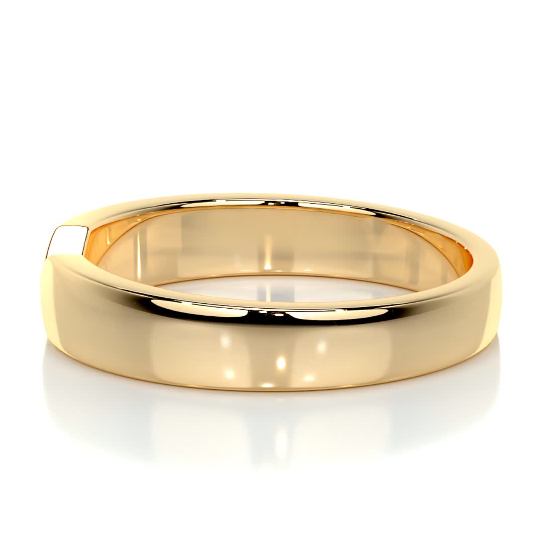 Polished Finish Classic Men's Wedding Band 7